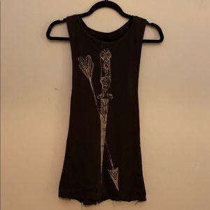 Free People Dagger and Arrow Tunic Tank